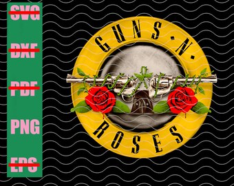 Hecho a mano personalizado Guns N Roses Rock Música Retro Divertida Tarjeta de Navidad le su