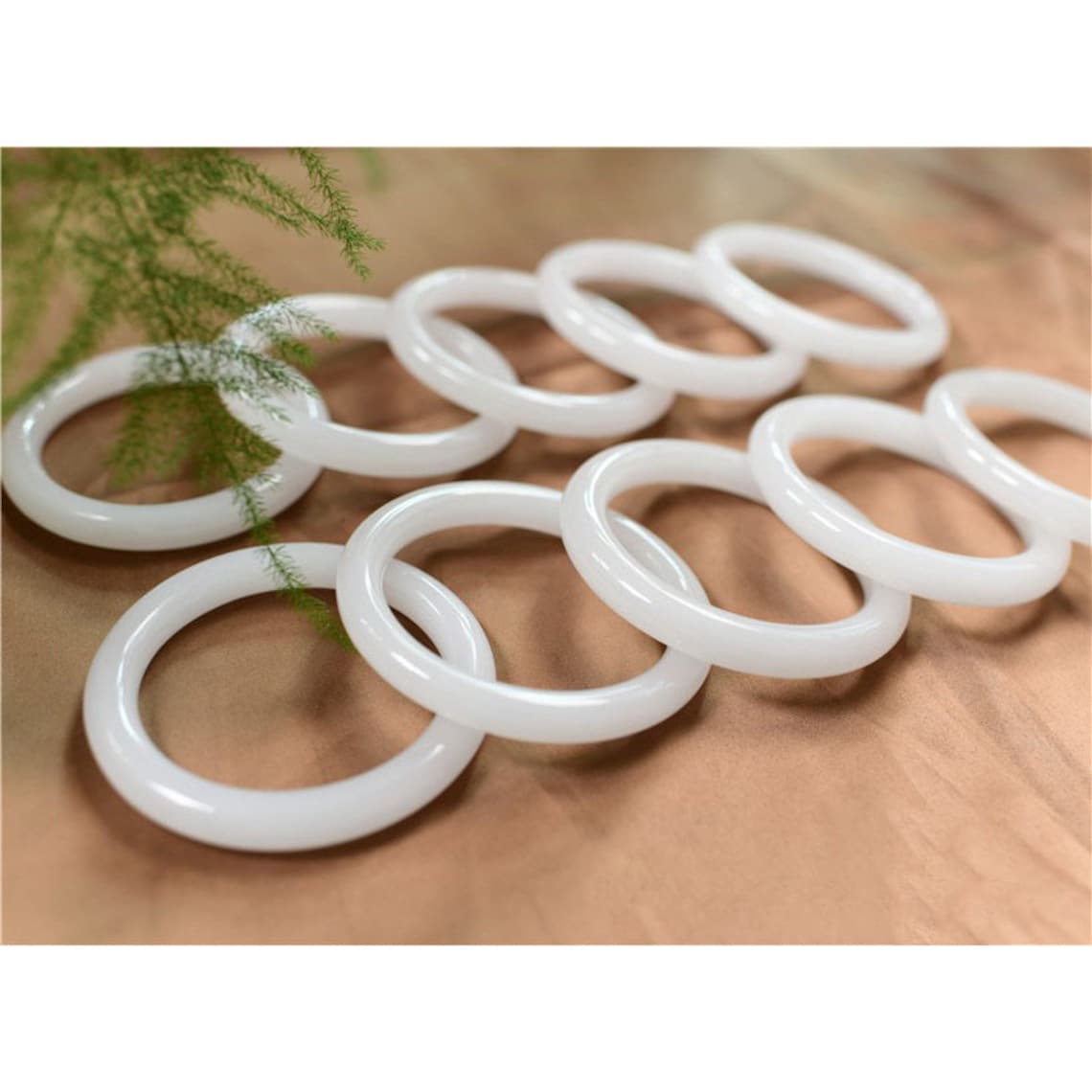 Pure white jade bangle natural Xinjiang white jade bracelet Etsy