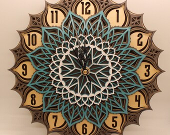Download Mandala Clock Etsy