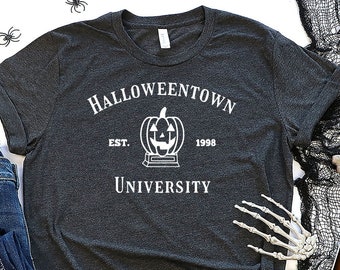 Halloweentown University Shirt Vintage Gift T Shirt Men and Women T-shirt tee Size S-2XL BG87