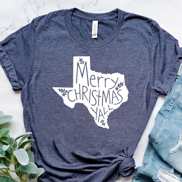 Merry Christmas Texas,Merry Xmas Shirt,Merry Texas Shirt, Texas Xmas You All, Texas Christmas Tee, Love Texas Shirt, Texas Gift, Holiday Tee