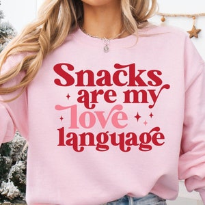 Snacks Are My Love Language Shirt, Funny Shirt, Funny Toddler Shirt, Valentines Day, Cute Valentines Day Tee, Boys Toddler Tee