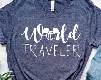 World Traveler Shirt | Magic Kingdom T-Shirt | Girls Trip Outfit | Mothers Day |Traveling Tee | Adventure Shirt | For Mom Tshirt | Mama Gift