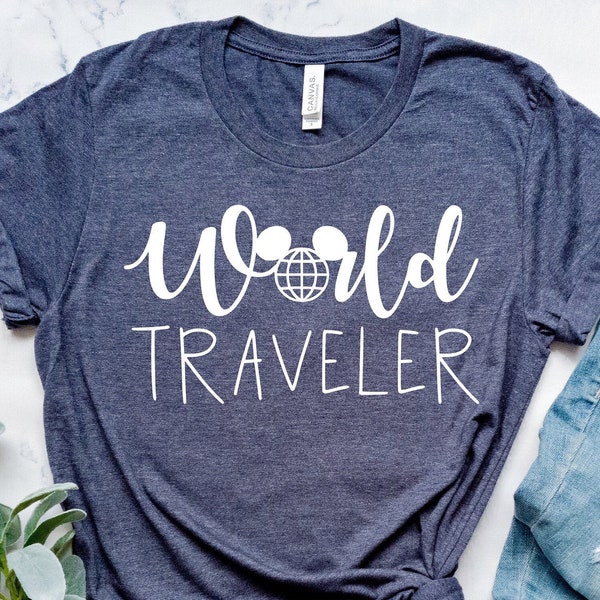 World Traveler Shirt | Magic Kingdom T-Shirt | Girls Trip Outfit | Mothers Day |Traveling Tee | Adventure Shirt | For Mom Tshirt | Mama Gift