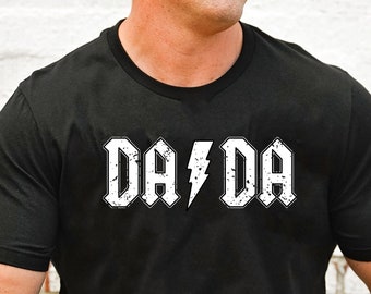 ACDC Dada Shirt, Rocker Dada Shirt, ACDC T-Shirt, Father's Day Shirt, Cool Rocker Dad Shirt, Father's Day Gift Tees, Rocker Da Da Shirt