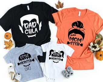 Dadcula Shirt| Momster Shirt| Dad Halloween Shirt| Mom Halloween Monster Shirt| Matching Halloween Shirts| Funny Halloween| Halloween Gift