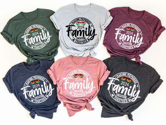 Family Vacation Making Memories Together Road Trip T-Shirts Family Vacation Making Memories Together Road Trip T-Shirts