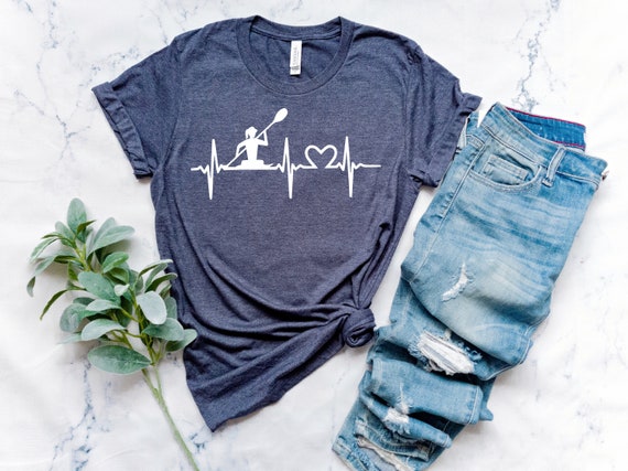 Heartbeat Kayak Canoeing River Lake Canoe Lover Gift Tshirt Heartbeat Kayak Canoeing River Lake Canoe Lover Gift Tshirt