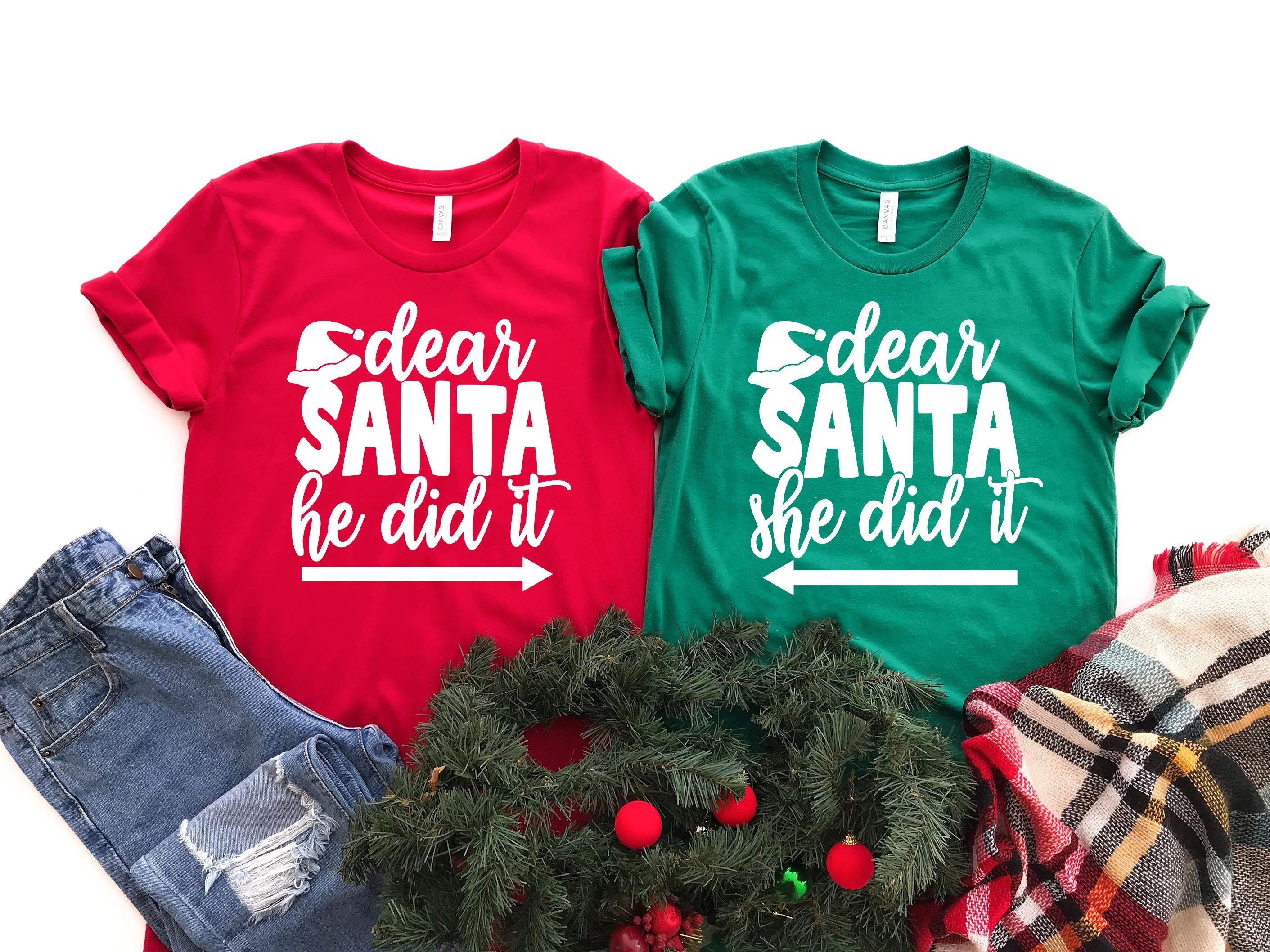 Dear santa she did it sweater hotsell