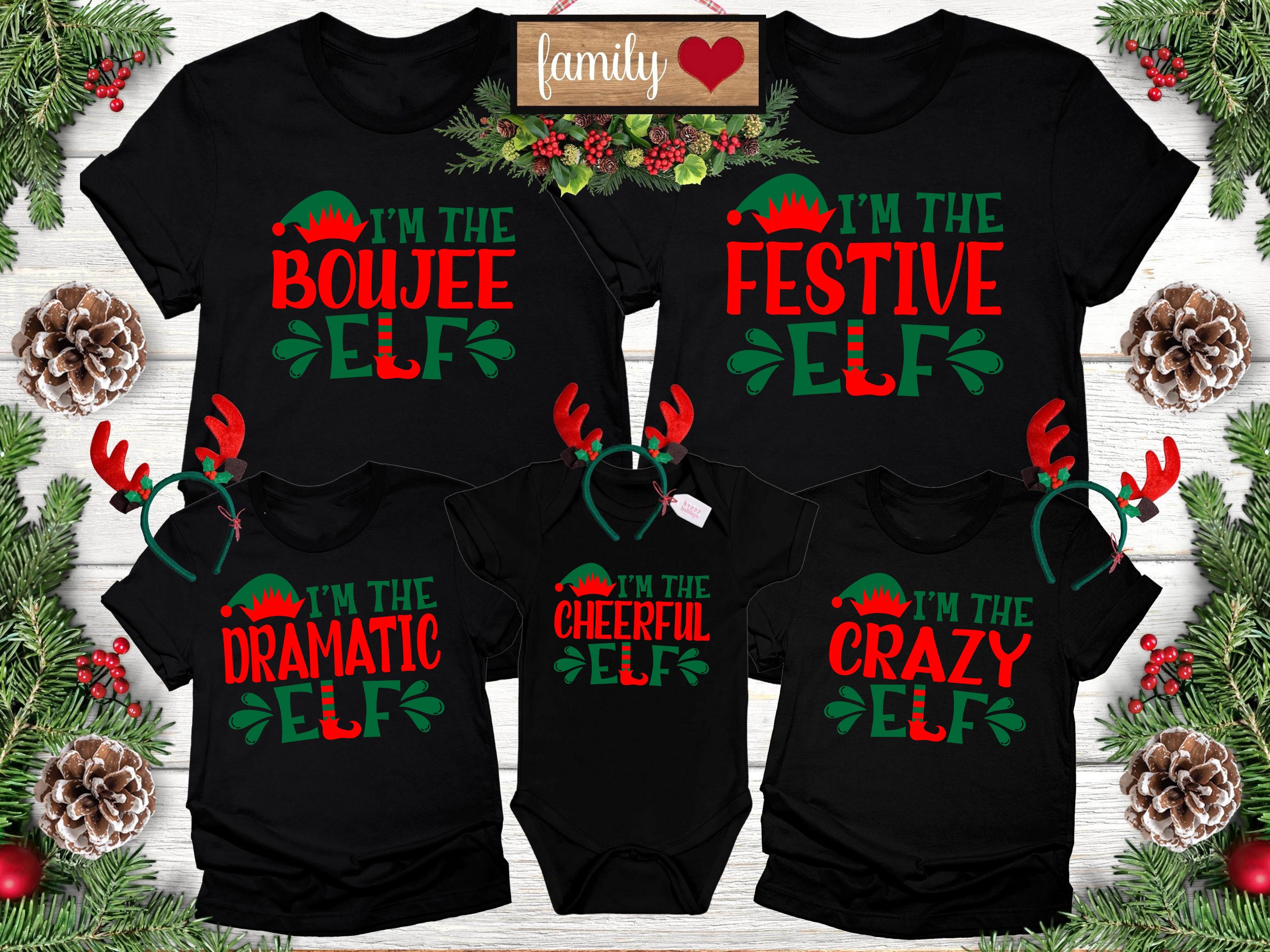 I'm The Crazy Elf Family Matching Group Christmas Gift T-Shirt I'm The Crazy Elf Family Matching Group Christmas Gift T-Shirt