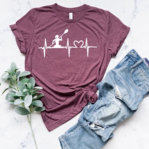 Kayaking Shirt | Nature Lover T-Shirt | Mothers Day | Canoe Tee | Lake Shirt | Fishing Shirt | Camping Shirt | Canoeing Shirt | Gift to Mom image 3
