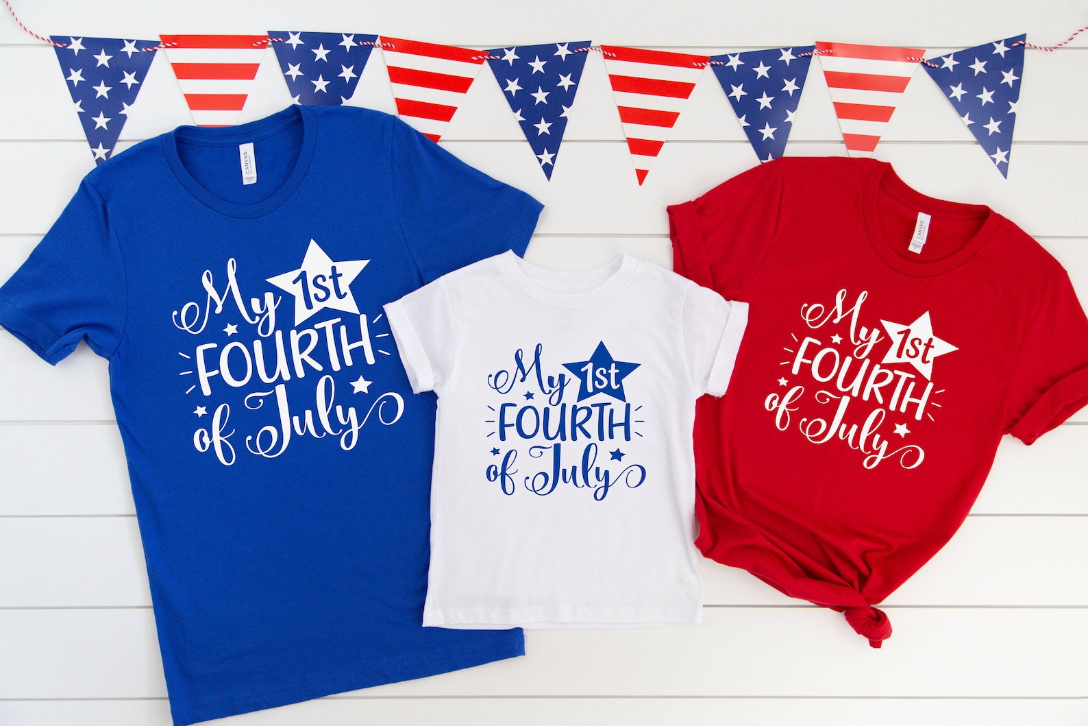 My 1st Fourth of July Shirt Matching Family Shirts Custom - Etsy