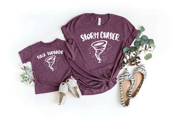 Matching Family Shirts | Mother Daughter Matching Shirts | Storm Chaser Tiny Tornado | Mama And Mimi Shirts | Mom And Son Set | Baby Shower