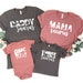 Matching Family Dinosaur Shirts, Birthday Tshirts, Custom Birthday Gift, Funny Birthday Tee, Dinosaur Outfit, Mama Daddy Saurus, Kids Dino 