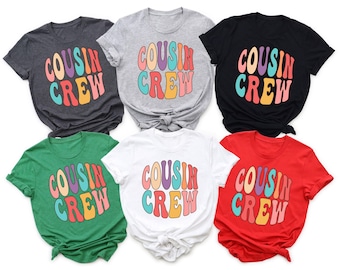 Cousin Crew Passende Hemden, Familienreise Shirt, Cousins T-Shirts, passendes Cousin Shirt, Familien Cousin Geschenke, Cousin Urlaubs Shirt