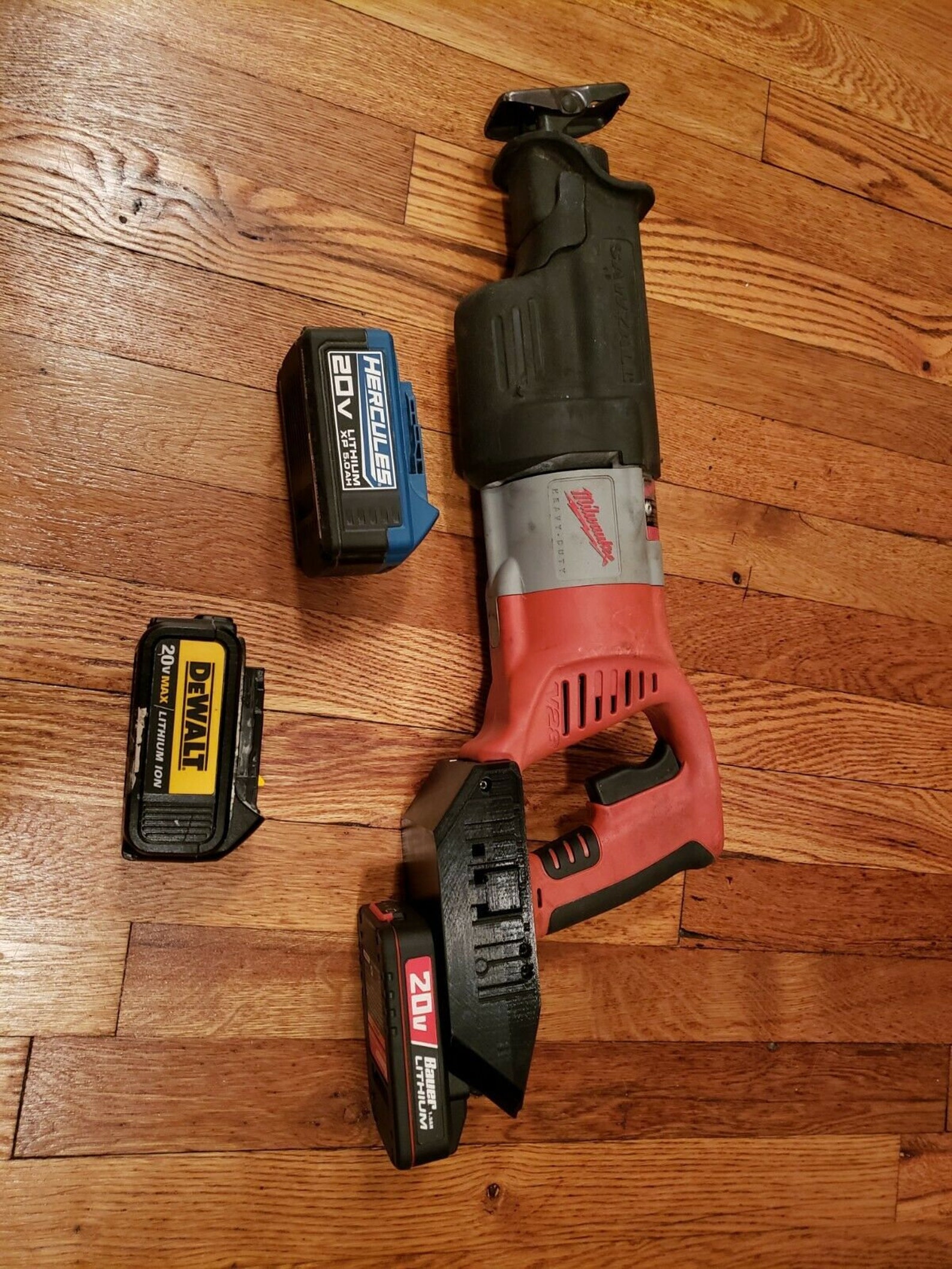 Hercules Bauer Dewalt Battery to Milwaukee V28 Tool Adapter Etsy