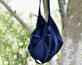 Sac de sac de toile fait main lovely fashion folds handbag cute cotton bags