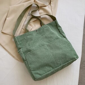 Rosemary Corduroy Everyday Tote