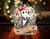 Movie Christmas Countdown Standing Wood Sign, Christmas Calendar Svg,Days Until Christmas Svg,Countdown To Christmas Svg ,Glowforge Svg File