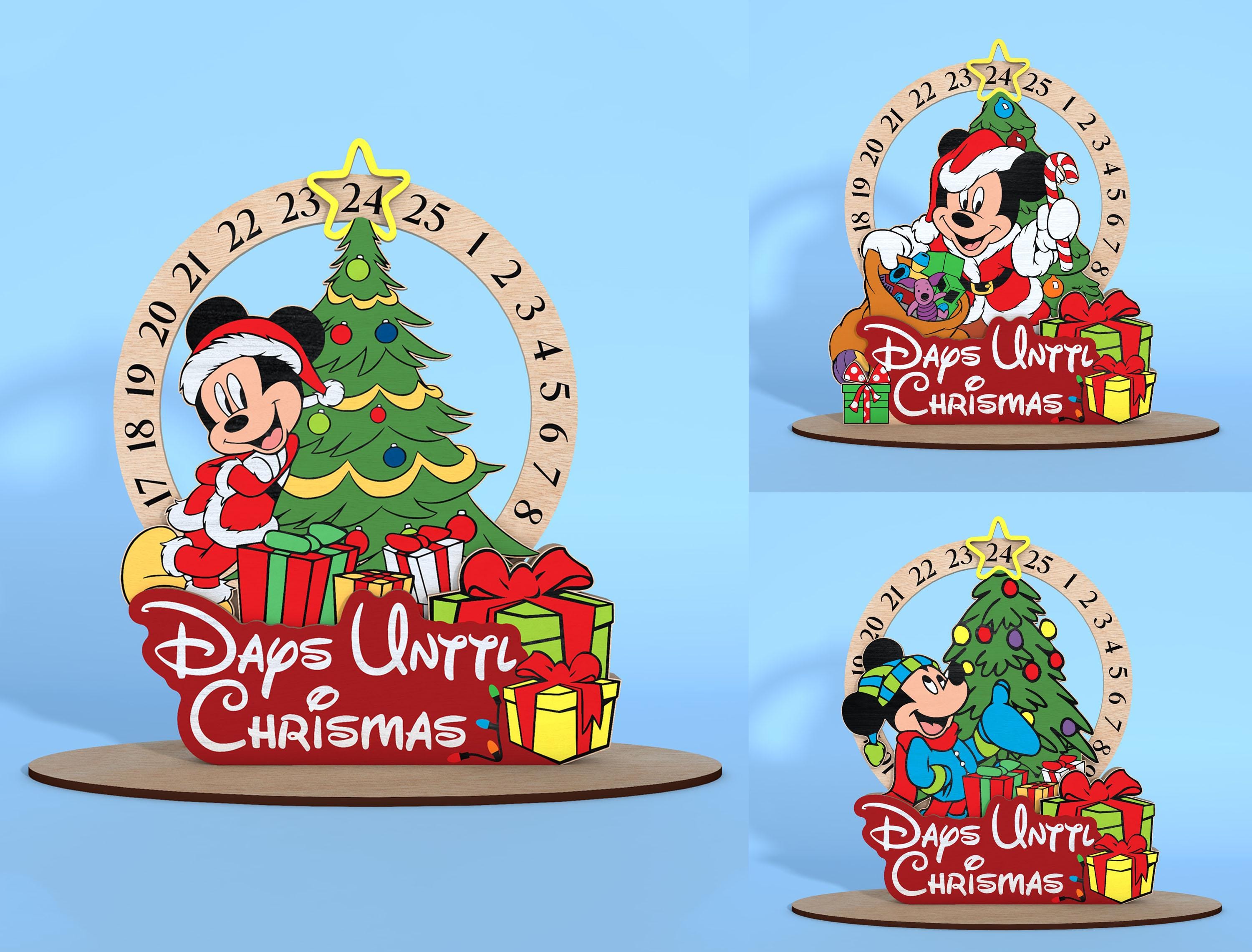 Mickey mouse christmas countdown - Etsy 日本