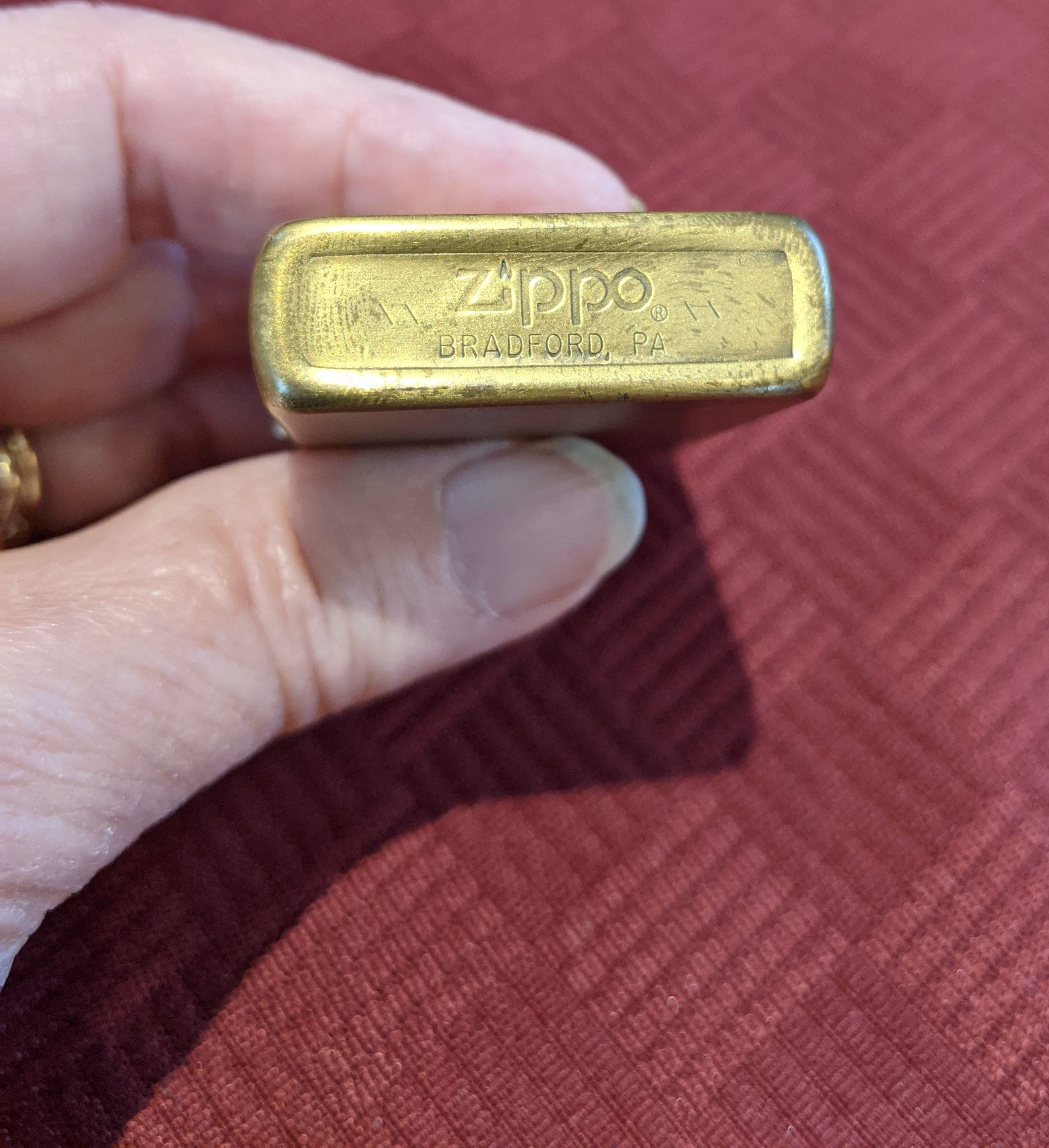 ZIPPO Marlboro 女性ライター Made in USA Rare Zippo Brass Marlboro Lighter - Etsy Canada