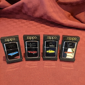 Zippo Super 60&#39;s series set of 4 lighters