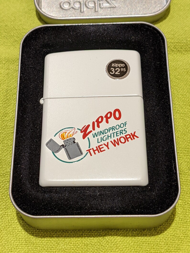 Zippo Canadian Collectible White Matte Lighter 16 of 4000 Etsy