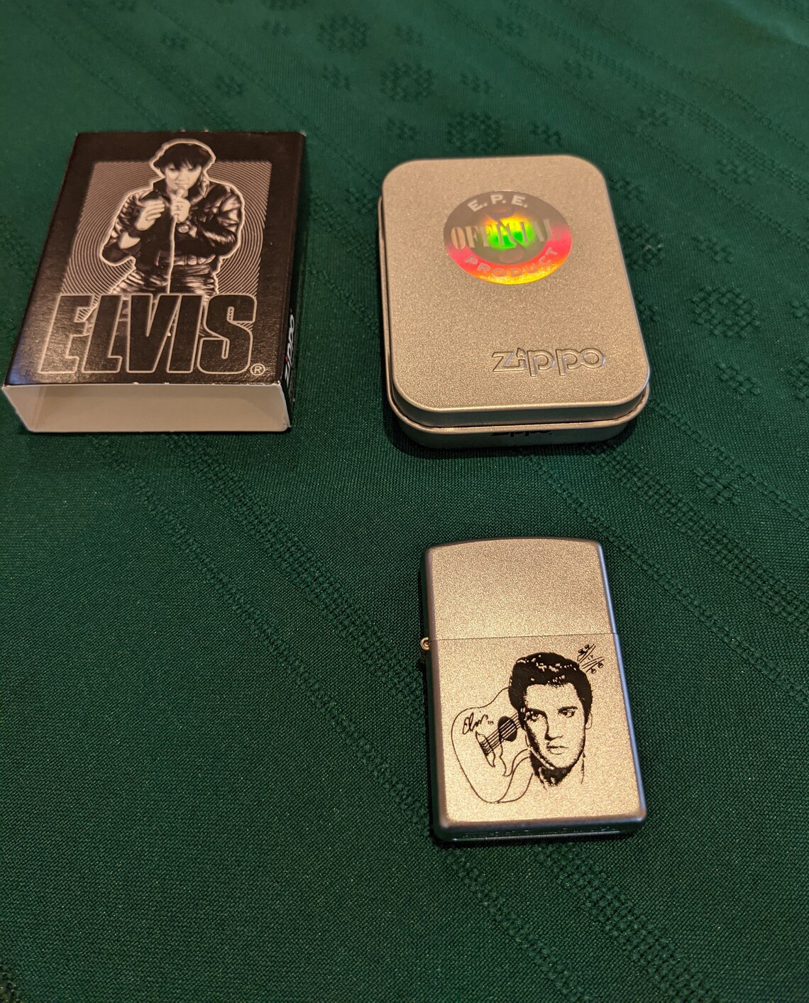 Vintage Zippo Elvis Presley Lighter Etsy