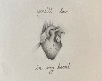 Youll Be In My Heart Etsy Youll Be In My Heart Etsy