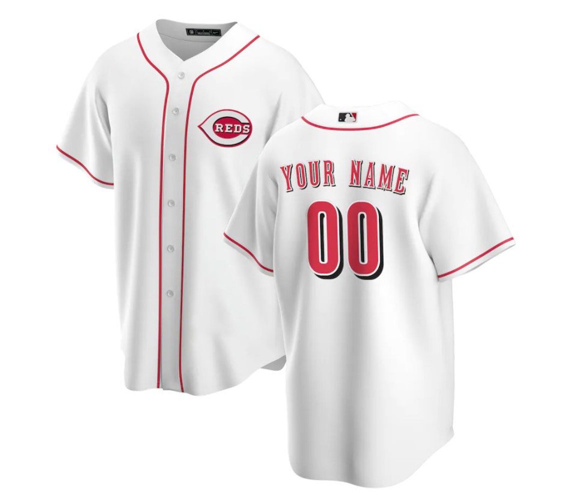 Cincinnati Reds Custom Name Jersey Cincinnati Reds Jersey Etsy