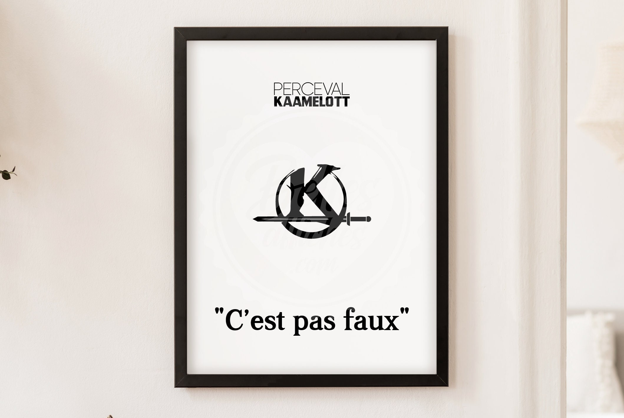 Kaamelott C'est pas Faux Perceval & Karadoc | Etsy
