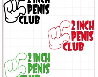 2 Inch Penis Club - Etsy
