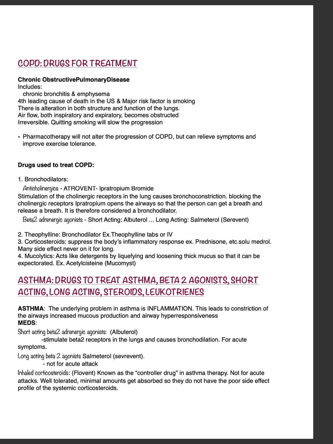 Pharmacology Study Guide - Etsy