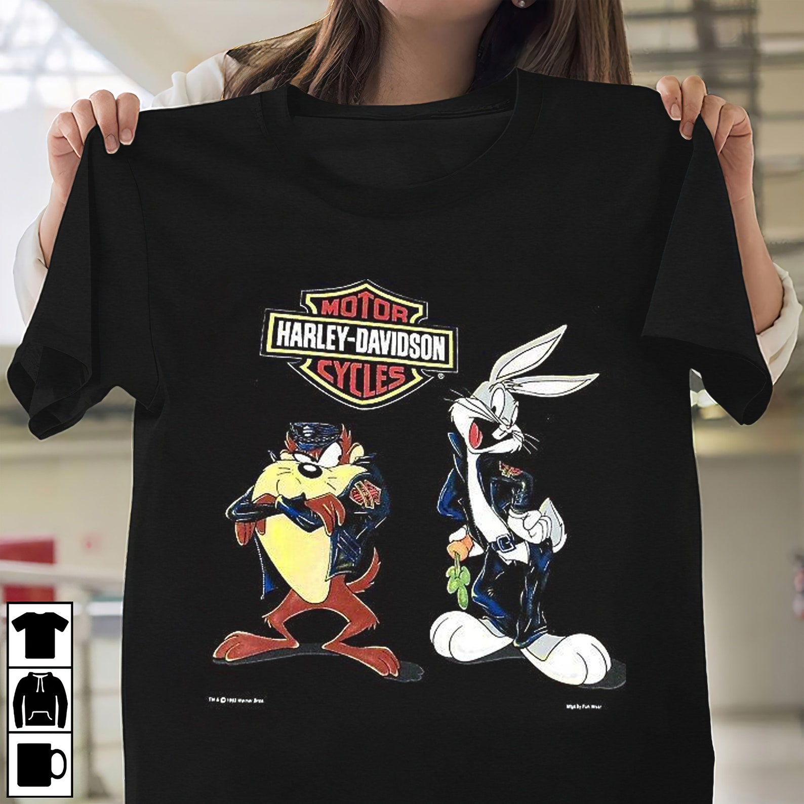 harley davidson bugs bunny shirt