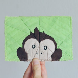 Monkey Paper Piecing Pattern