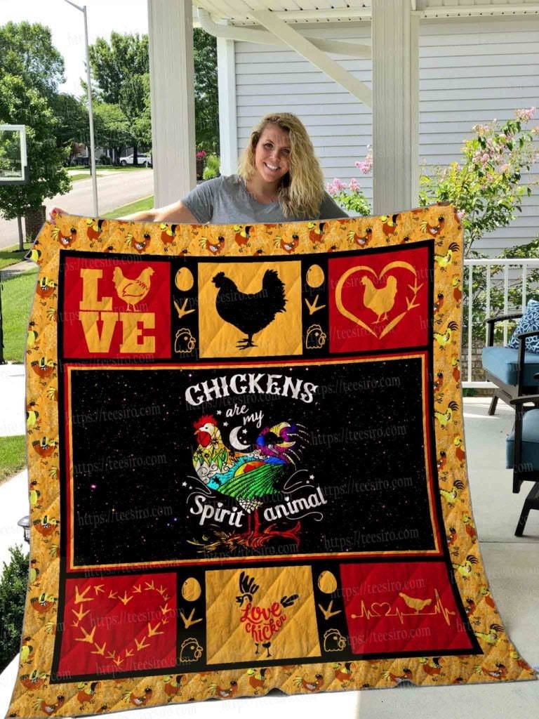 Hühner Geist Tier Quilt Decke Geschenk für Hühner ...