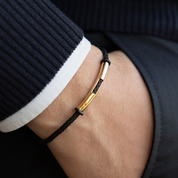Buy Gold Bracelets & Kadas for Men by NAKABH Online | Ajio.com
