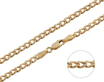 Mens 14k Gold Thick Miami Cuban Link Choker Necklace