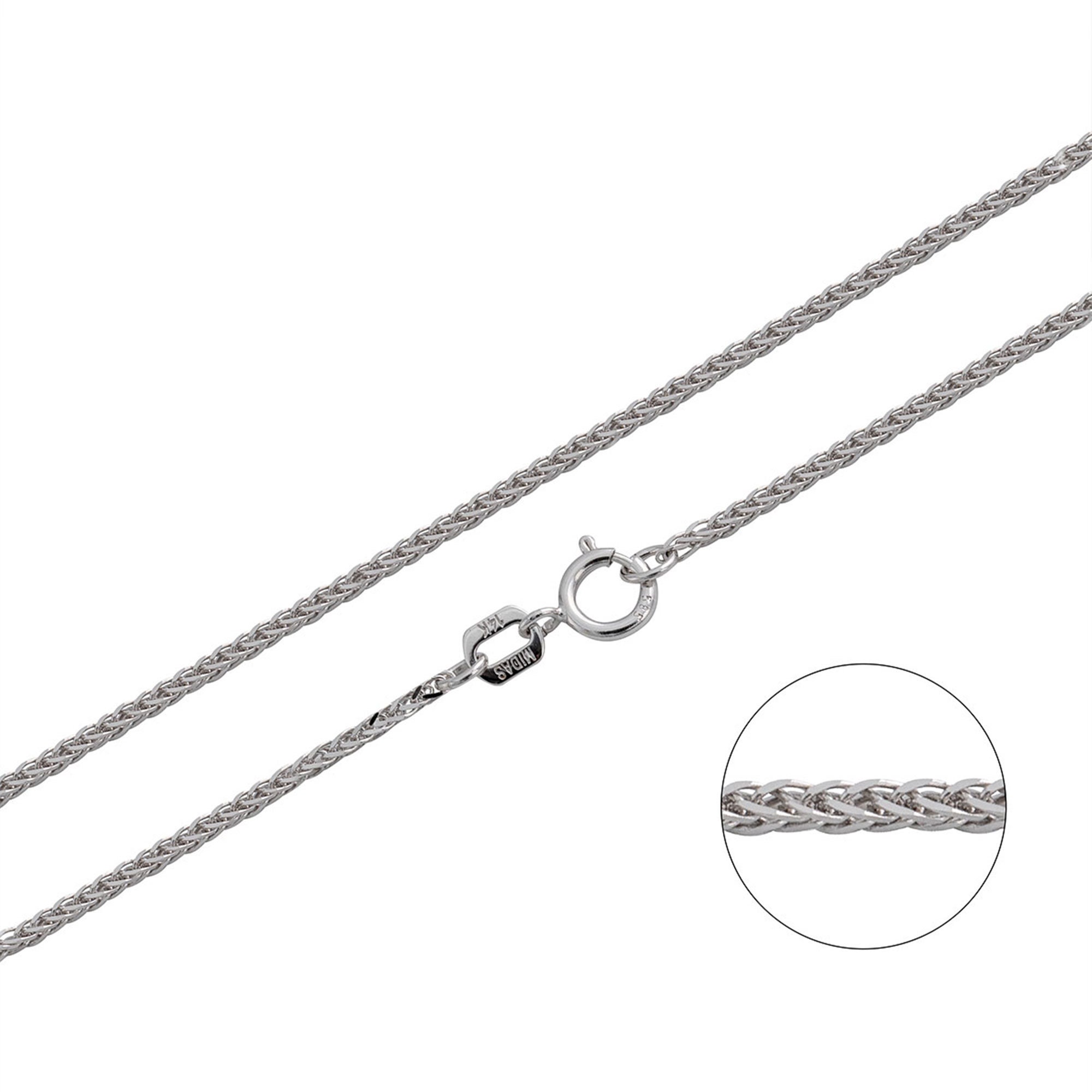 AllSaints Men's Carabinar Chain Necklace, Silver at John Lewis & Partners