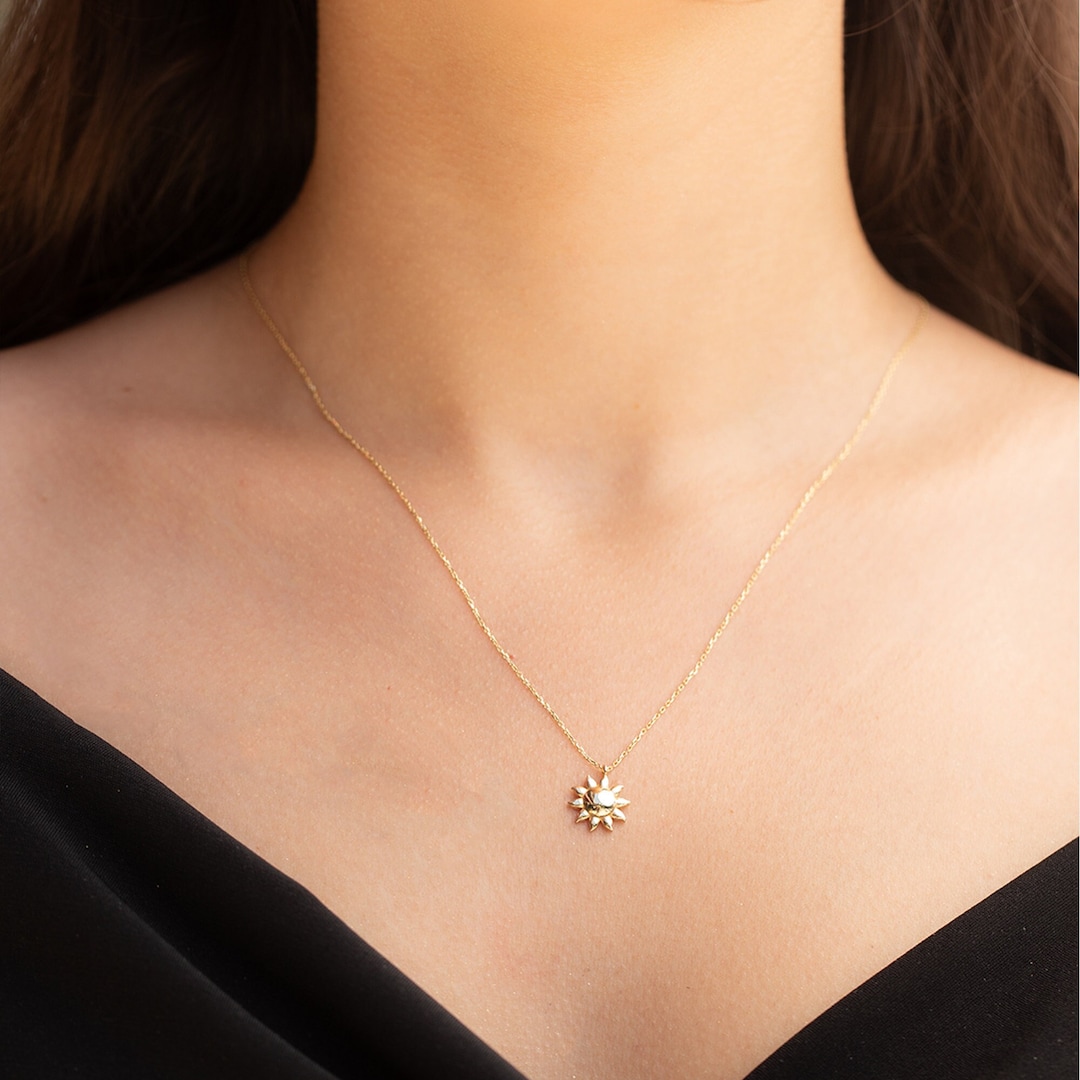 18K Noelle Sun Necklace