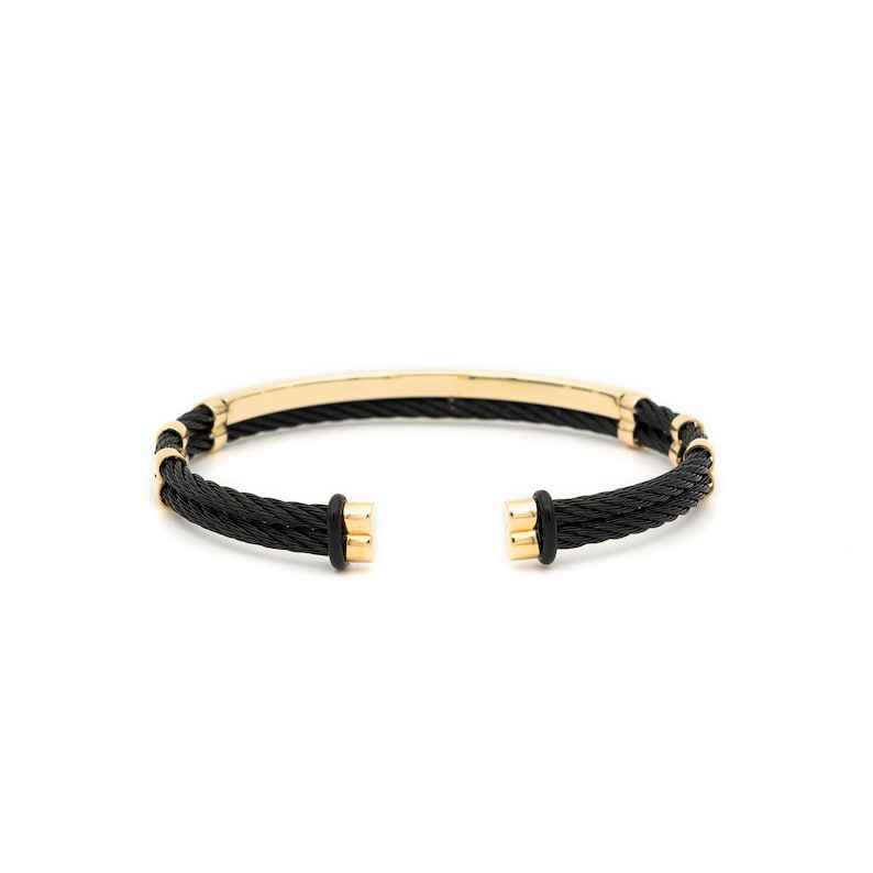 Men's Gold Bracelet 14k Solid Gold Open Cuff Bangle - Etsy