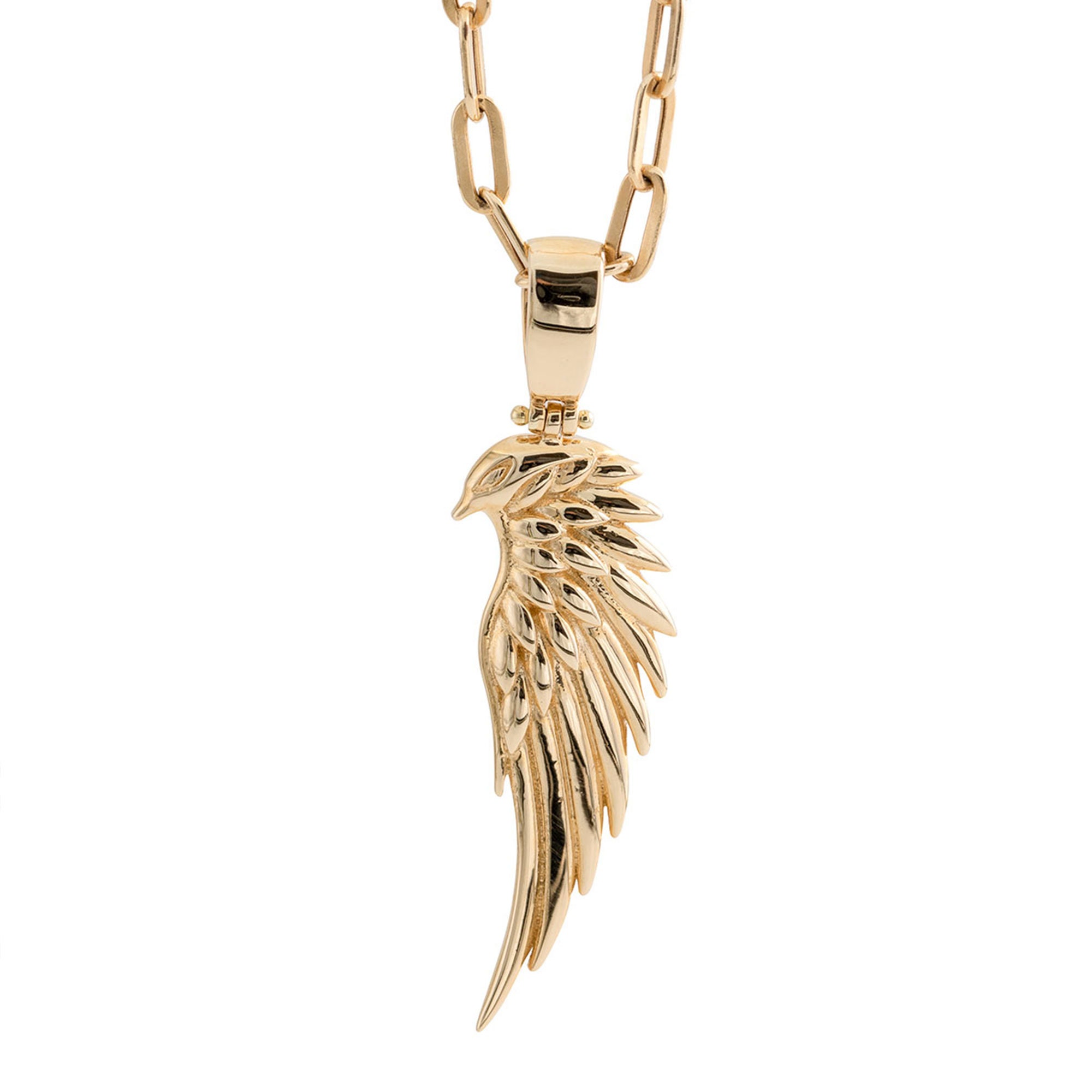 Colgante De águila En Oro Amarillo De 14 Quilates, Altura 1.654 In, Ancho 1.181 In - Foto 14