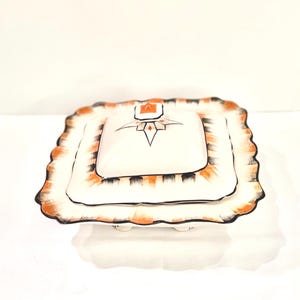 Art Deco tureen / Art Deco vegetable tureen / Art Deco home / Tureens / Art Deco kitchenware / 1920s home / Art Deco / Art Deco kitchen
