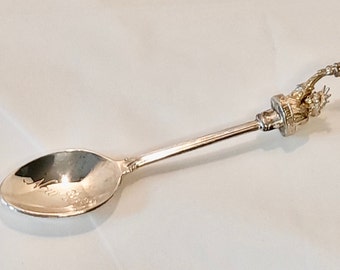 Silver Plate Statue of Liberty Spoon, New York Souvenir