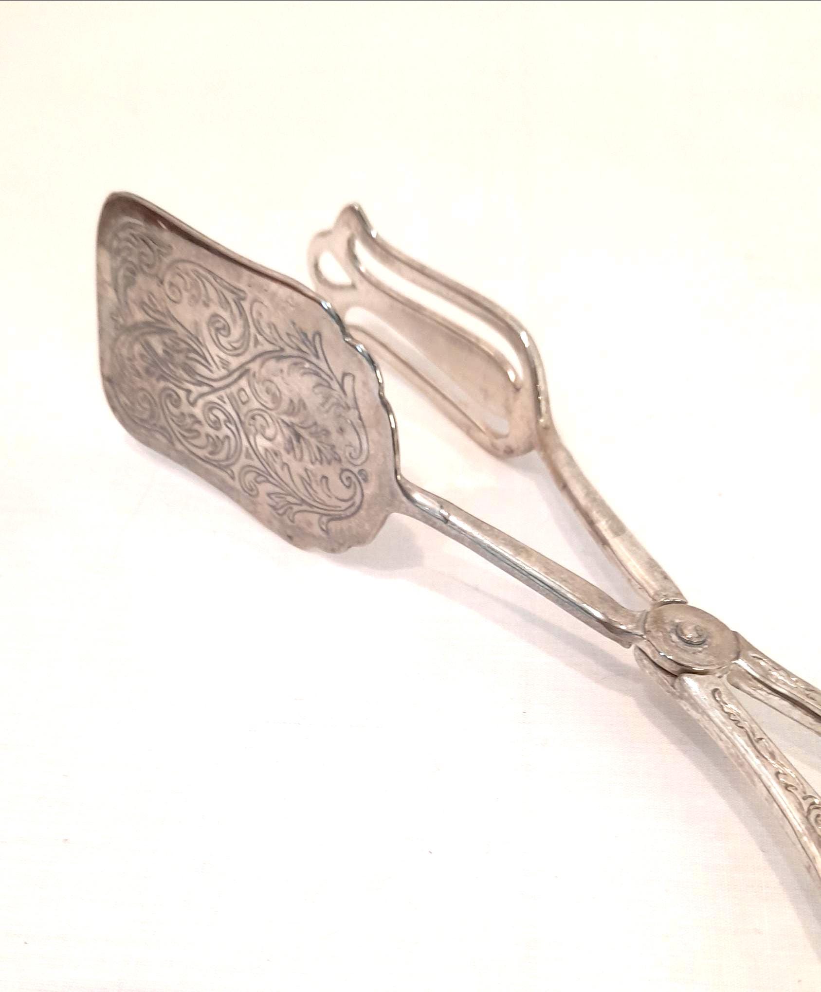 Pince à salade en argent - Arts de la table
