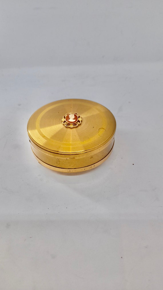 Vintage 1950's Margaret Rose Powder Compact Vintage… Gem