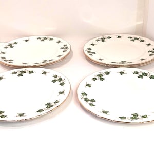 Colclough bone china / Colclough Ivy leaf pattern / Ivy leaf dinner plates / Christmas dinner plates / Colclough / Ivy leaf pattern