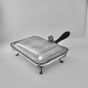Edwardian Silent Butler / Crumb Tray / Edwardian Crumb tray / Silver Plate crumb tray / Downton Abbey / Downton Abbey lifestyle / 1920s