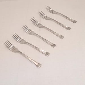 Cake forks / Pastry forks / Silver plate cake forks / Silver plate pastry forks / Fine dining / Period style / Dessert forks / Fruit forks