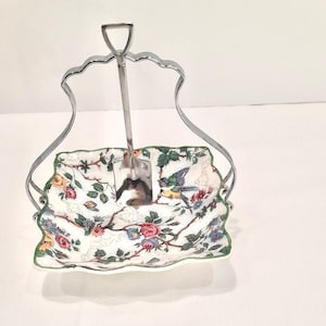 Piatto da marmellata con cucchiaio / Kitchenalia / Piatto da marmellata anni '50 / Cucina vintage / Piatto da marmellata / Casa di metà secolo / Casa anni '50 / Piatti da marmellata / Metà inverno